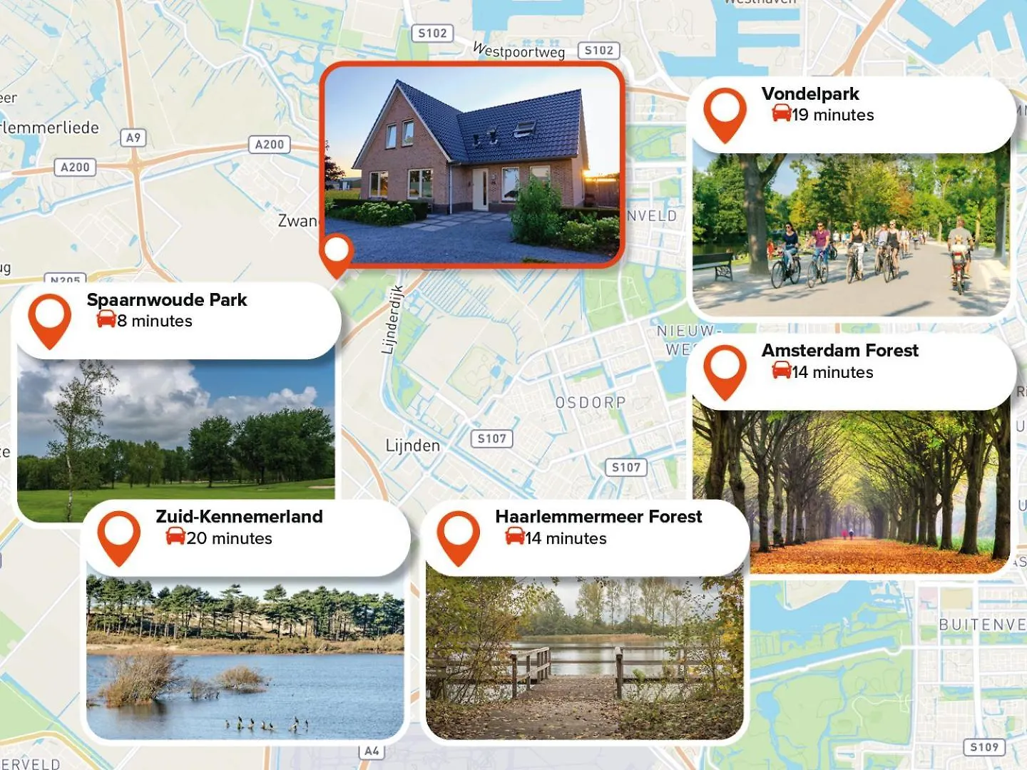 Villa Amsterdam Group Stay - 26 Beds - Jacuzzi & Sauna Zwanenburg