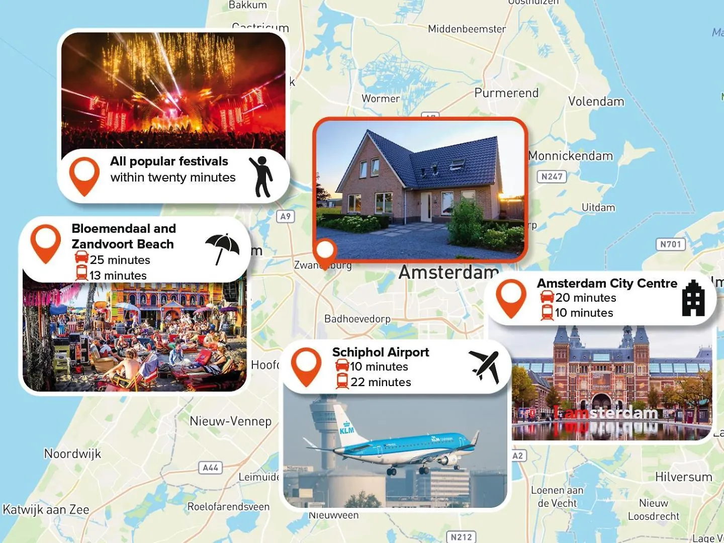 Amsterdam Group Stay - 26 Beds - Jacuzzi & Sauna Zwanenburg Villa